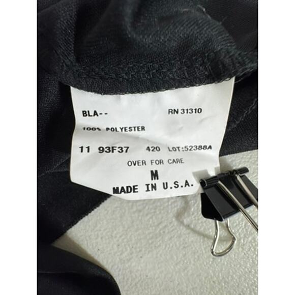 "BCX" Black BabyDoll Sequined Dress Goth Dark Fairy Sexy Y2K Hoco SZ M USA Made - Picture 12 of 12